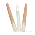 Customization gradient lip gloss tubes frosted brown